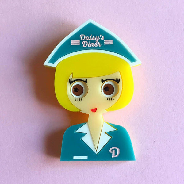 Daisy Acrylic Brooch, Limited & Numbered Edition - Isa Duval
