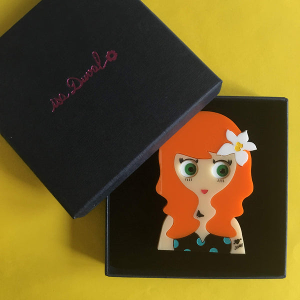 EVE Acrylic Brooch, July Limited & Numbered Edition - Isa Duval